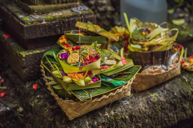 Canang dan Banten merupakan sarana upacara Hindu di Bali